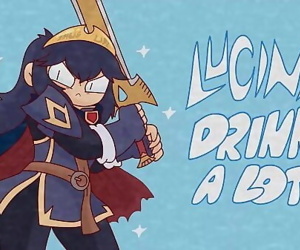 Lucina Drinks A Lot Easter Eggs..