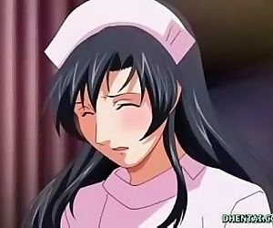 Hentai nurse gives patient a..
