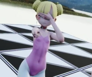 MMD Alicia Leads A Small Titted..