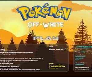 Pokemon Off White..