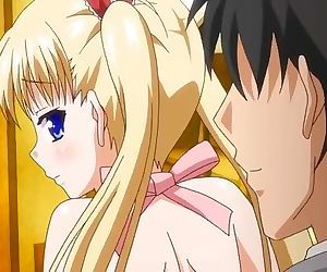 blonde Anime Mädchen bekommt gefickt schwer