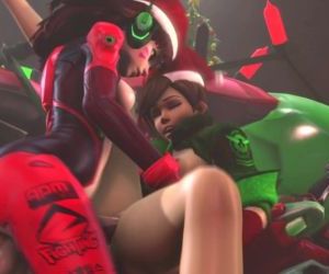 Overwatch D.Va Fucks Tracers Cum Filled Pussy And Moans