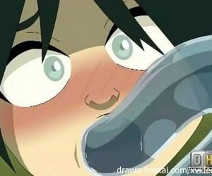 Avatar Hentai - Water tentacles for Toph - 5 min