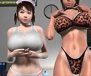 3D Hot Hentai Nurse with big tits fuck - 3 min