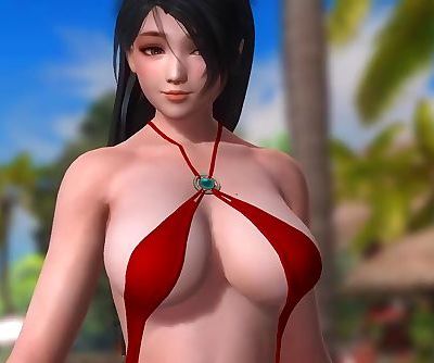 Dead or Alive 5 1.09BH - Naotora Arrives at the Beach w/ Sexy Outfits