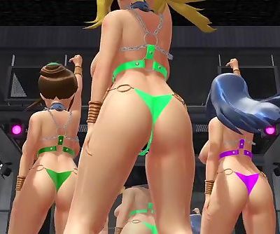 3D MMD The Girls of iDOLM@STER in Ikkitousen