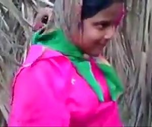 Indian Young Desi Village Girl Fucking Outdoor -..