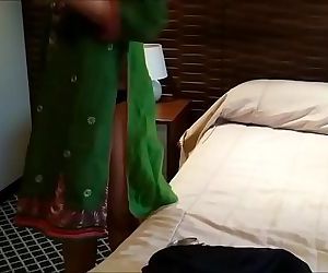 Hot Selina Begum Exposing Her Ass in Green Shalwar Kameez..