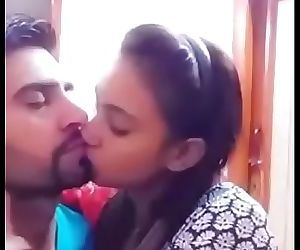 Indian newly married couple smooch 2 min