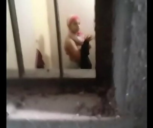 Spying indian sister bathroom