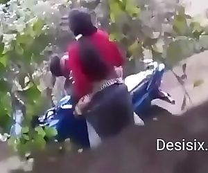 Desi couple standing fuck in forest 3 min