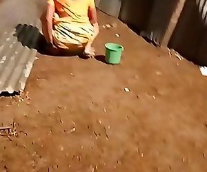 Desi indian women pissing outside in open voyeur 50 sec