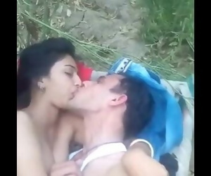 Desi lover fuck in romantic mood in jungle