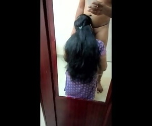 Indian Big Boobs Girl Sex In Front of Mirror