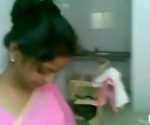 Różowy sari Dziewczyna fuck