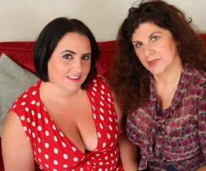Fat housewives get together for weekly lesbian sex..