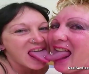 Old tattooed fat skanky lesbians