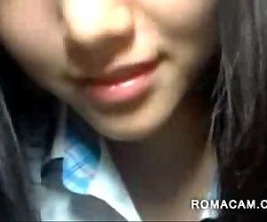 网络摄像头 可爱的 中国 青少年 表示 没有 性爱 1 min 11 sec