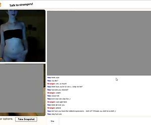 PURPLE HAIRED OMEGLE TEEN LOVES WHAT SHE SEES (Part 2)