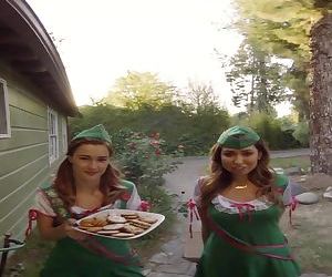 Wankz VR - Girl scouts sell cookies using their bodies in VR