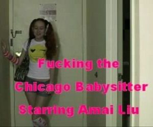 Putain l' Chicago Baby-sitter mettant en vedette Amai Liu 4 min