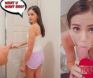 Violet Rain In Sister Caught On The Titty Tube 2 8 min HD