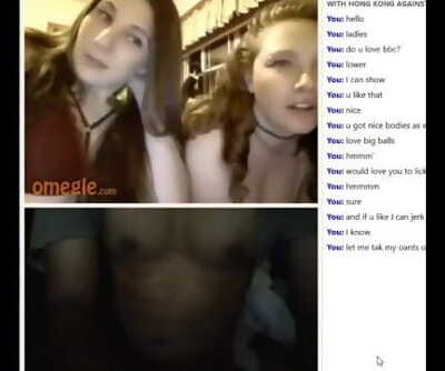 Omegle white females deep-throat on hooters and love big ball sack