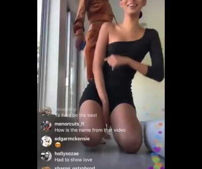 @edwinacarlaisacc instagram live keine Höschen Dirty tanzen in Kurz Sommerkleid