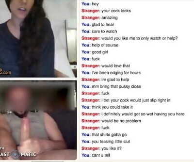 Horny and cute girl on omegle cam