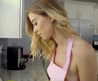 Step daughter anal invasion creampied in the kitchen by dad 9 min