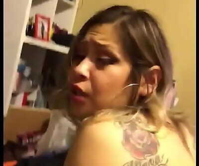Latina with huge tits yells & gets pounded Cat o\